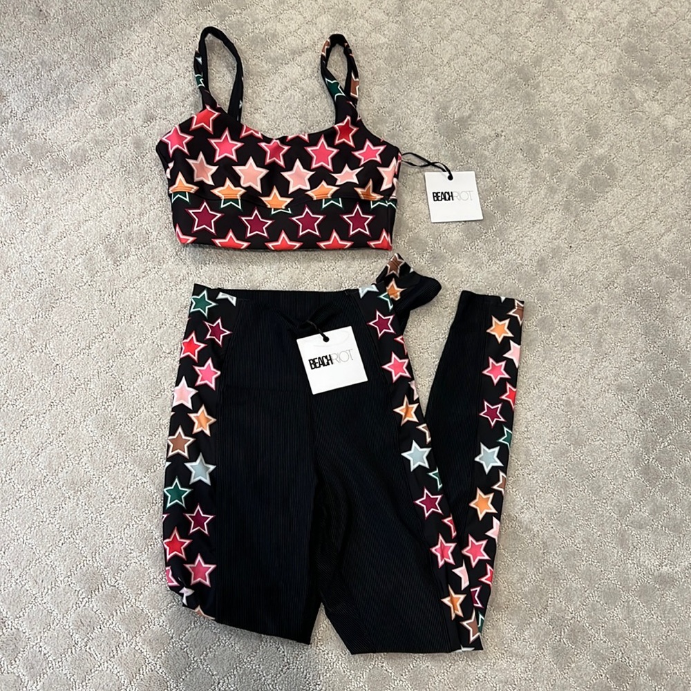 Beach Riot Set size small stars print